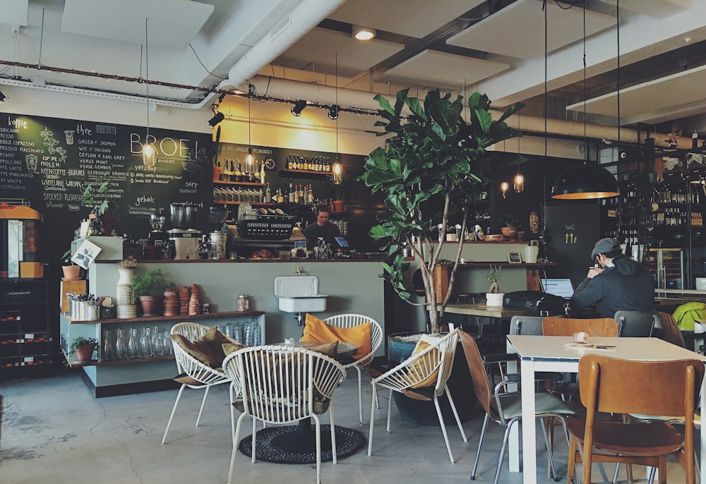 カフェの店内